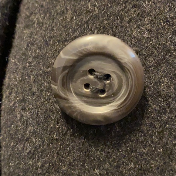 diSilver Cashmere Blend Extra Long Domino Overcoat, New with Tags - Picture 5 of 15